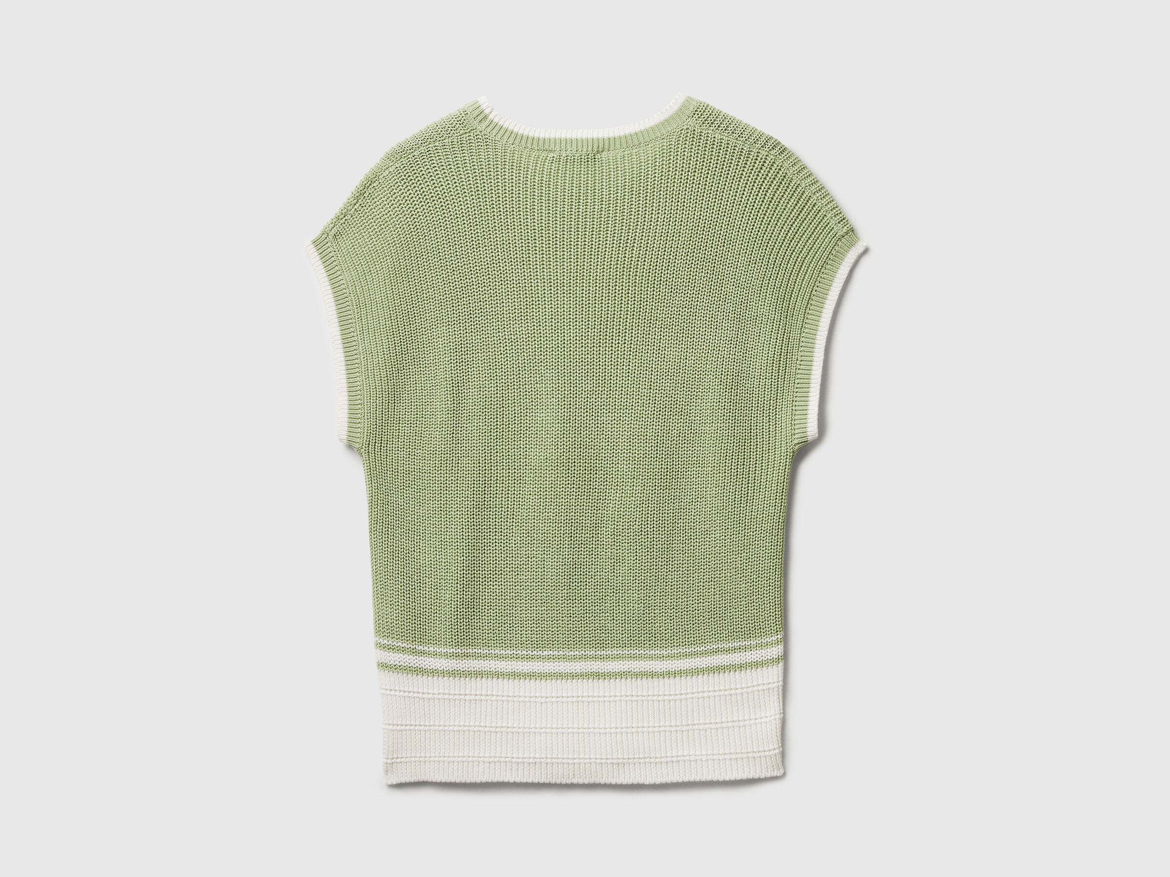 SLEEVELESS SWEATER Femme image number 6
